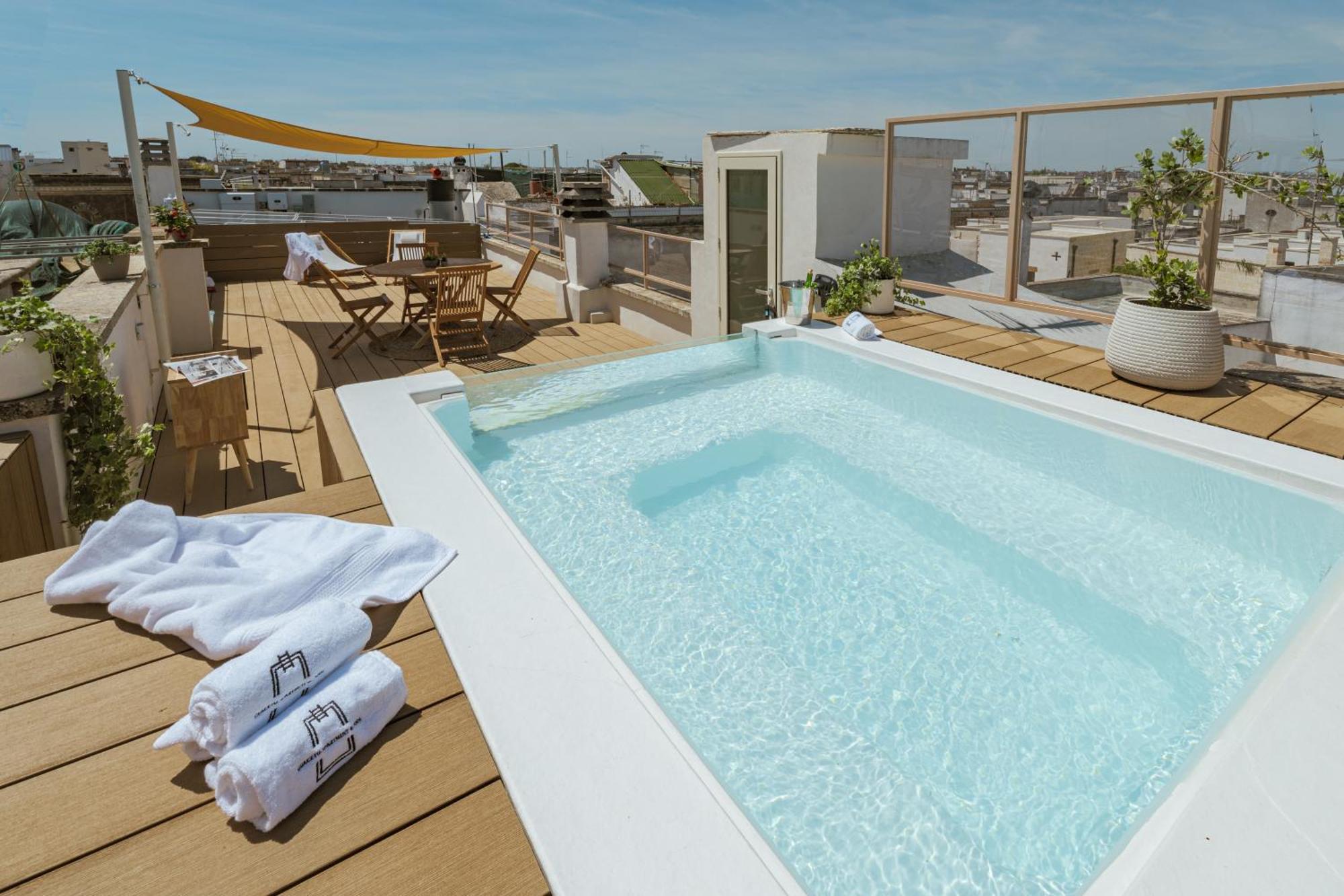 Guaceto Apartment Luxury Property With Private Pool On The Terrace Mesagne Eksteriør bilde